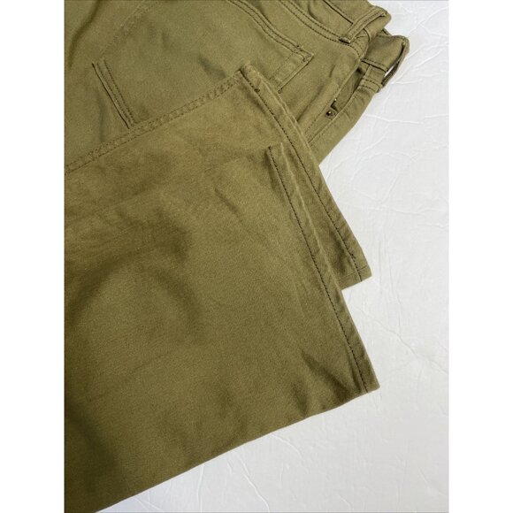 Banana Republic Mens 38x30 Dark Green Khaki Denim Jeans Slim Fit Straight Leg - Picture 6 of 6
